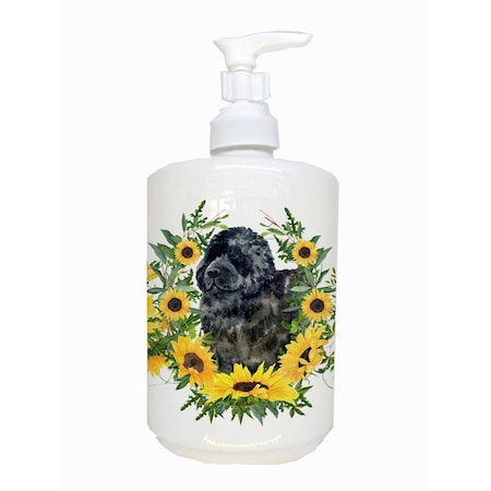 Carolines Treasures Newfoundland Ceramic Soap Dispenser CK2863SOAP